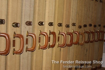 Fender American Vintage Reissue Stratocaster cases lined up