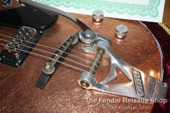 Gretsch Masterbuilt 59 Duo Jet relic in Champagne Sparkle — 1265
