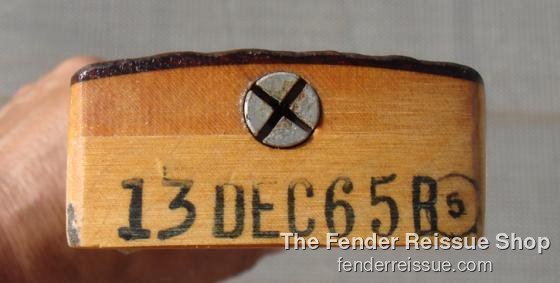 fender 1965 stratocaster neckdate