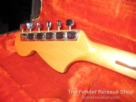 fender headstock skunk stripe neck 1973
